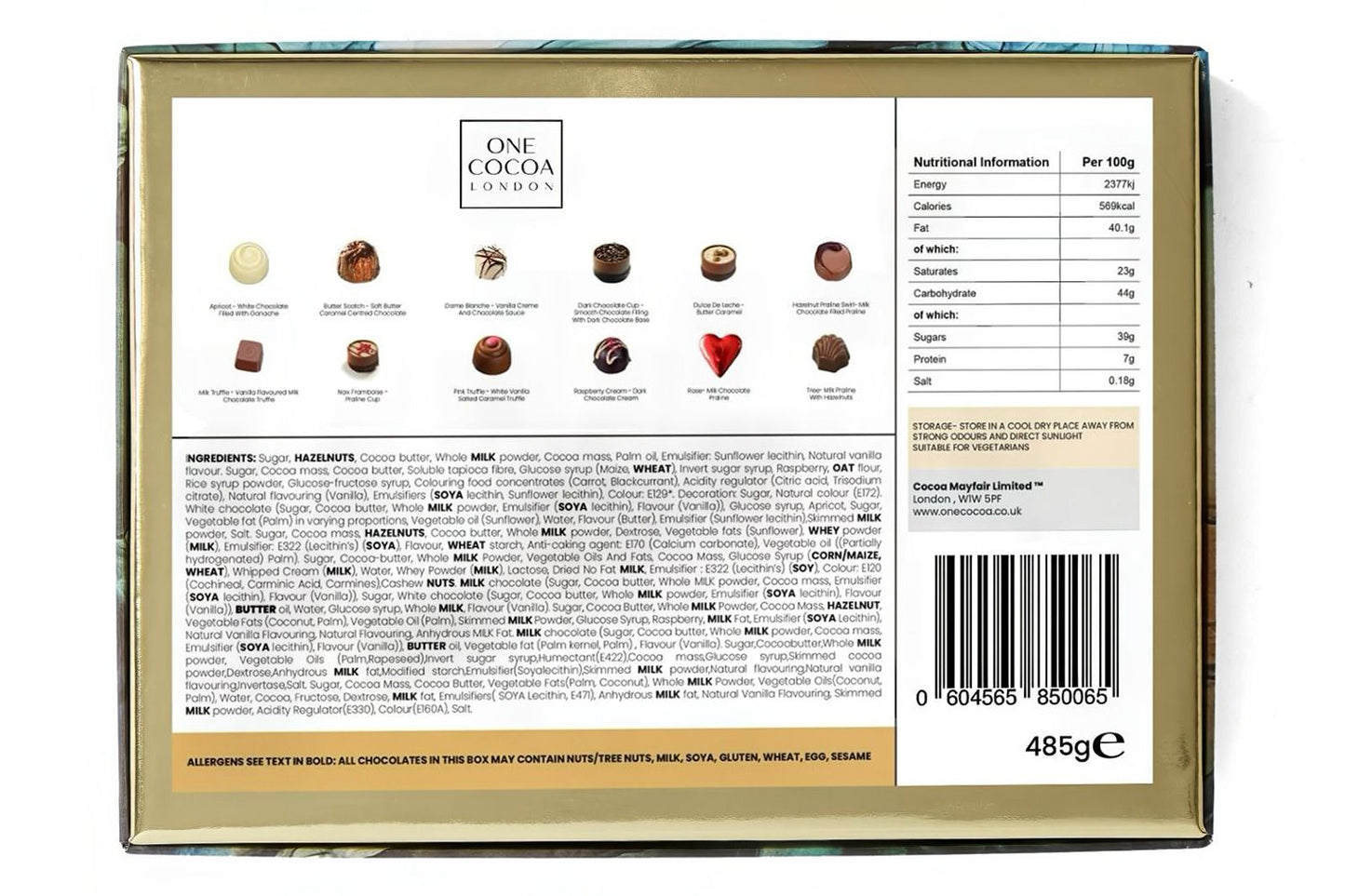 Luxury Selection Signature Chocolate Gift Box - One Cocoa London