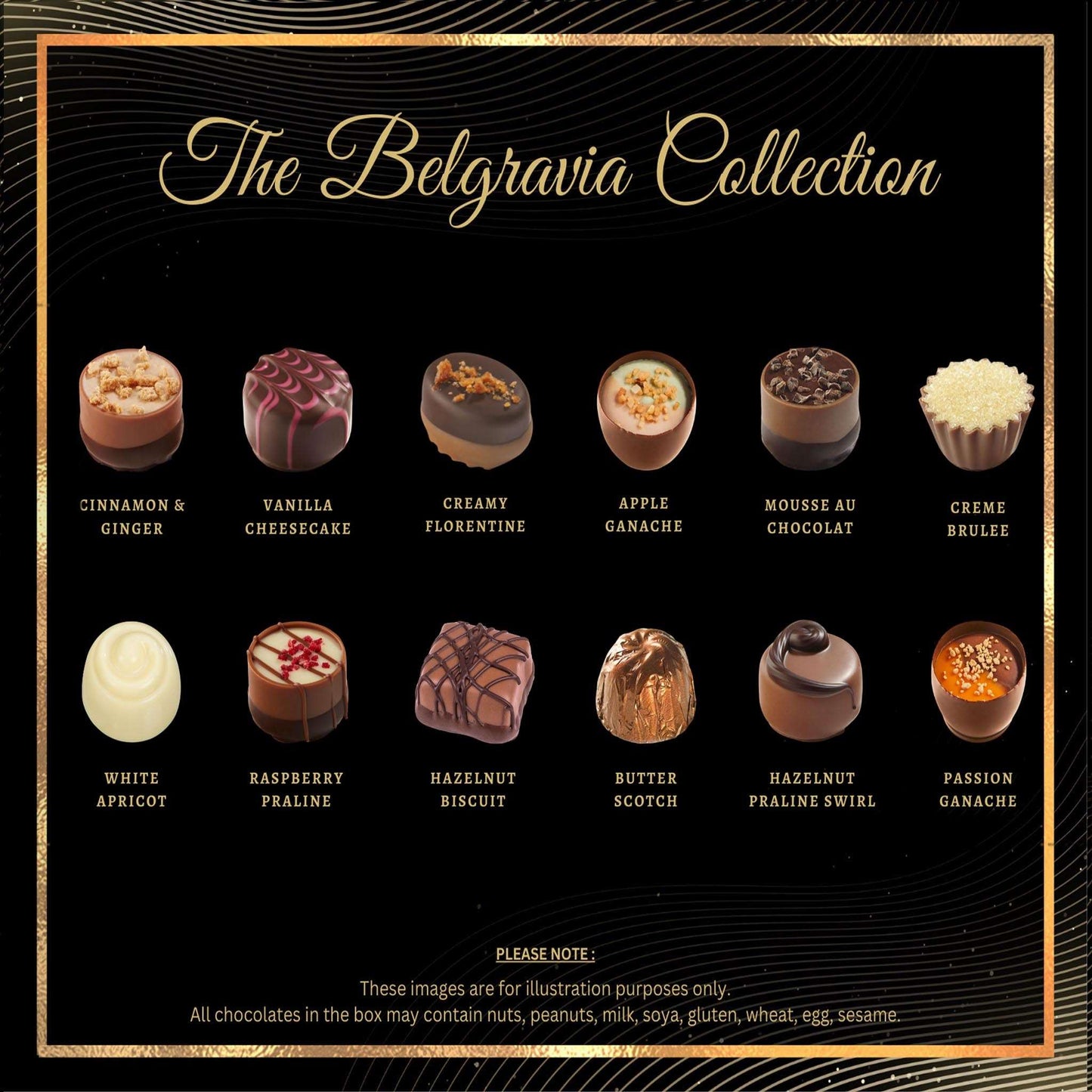 40 Piece Belgravia Chocolate